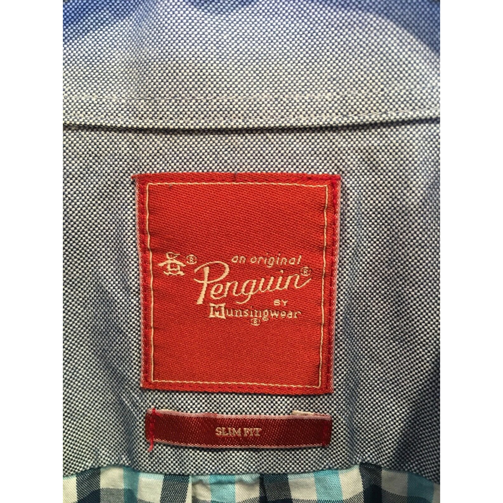 Penguin Munsingwear Mens Long Sleeve Shirt Slim Fit - Picture 4 of 7
